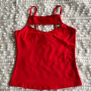 Workout Tank with Cutout